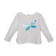 thumbnail image 1 of Polera Bebé Niña Manga Larga Estampado Mariposa Blanco, 1 of 3
