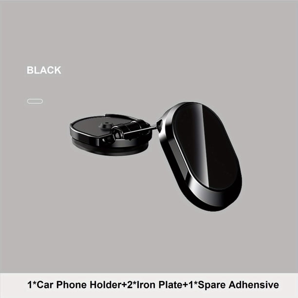 Alloy Folding Magnetic Car Phone Holder, Foldable Magnetic Car Phone Mount, Ultra Magnetic Flex Car Phone Holder, Adjustable 360° Rotation Magnetic Phone Holder Gift For Birthday/Easter/President's Da