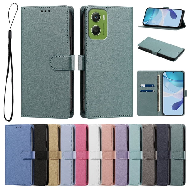 Cartera Protectora para Motorola Moto G06 4G con Soporte, Verde Oscuro