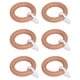 thumbnail image 1 of 6 Piezas Anillos De Cortina Gancho Anillos De Poste De Cortina Portátiles Para El Hogar Bar Almacén, 1 of 5