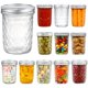 thumbnail image 1 of Tarros Mason YEBODA 473 ml, paquete de 12, de boca ancha, vidrio, 1 of 7