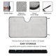 thumbnail image 3 of Rodri Parasol para Parabrisas Delantero Protector Plegable, Visera Solar para Auto Bloquea Rayos UV Mantiene tu Vehículo Fresco 130cm*70cm, 3 of 6