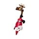 thumbnail image 5 of Papá Noel inflable navideño con reno y adornos navideños con luces LED incorporadas, decoración divertida para exteriores, decoración navideña para el, 5 of 5