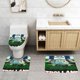 thumbnail image 2 of Juego de Alfombras de Baño Trolland Terciopelo Coral 3 Piezas, 2 of 6