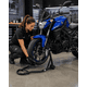 thumbnail image 5 of Caballete Delantero Universal Para Moto EOLAND Soporte Horquilla Ajustable 26 A 35 Cm Acero Tubular Reforzado Ruedas Hasta 150 Kg, 5 of 6