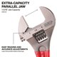 thumbnail image 2 of Llave ajustable de precisión KLEIN TOOLS 25 cm, 2 of 5