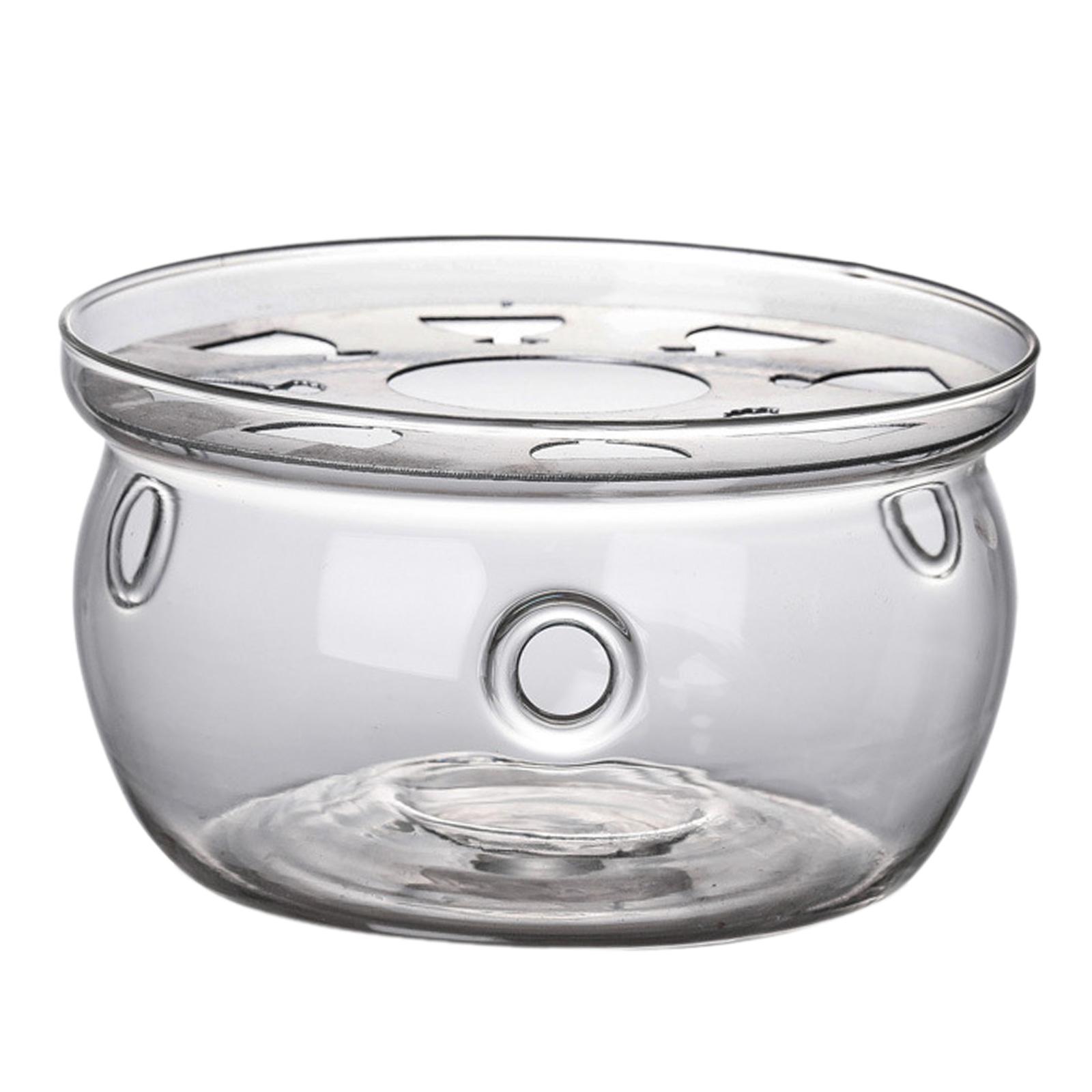 Magideal - Calentador De Tetera, Vela, Calentador De Tetera, Vidrio, Resistente Al Calor, Estufas Candelitas, Calentador De Té, Calentador De Té, Café, Té, Calen