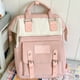 thumbnail image 1 of Stylish Preppy Color Contrast Tote Backpack: Perfect for School, Work & Travel!, 1 of 5