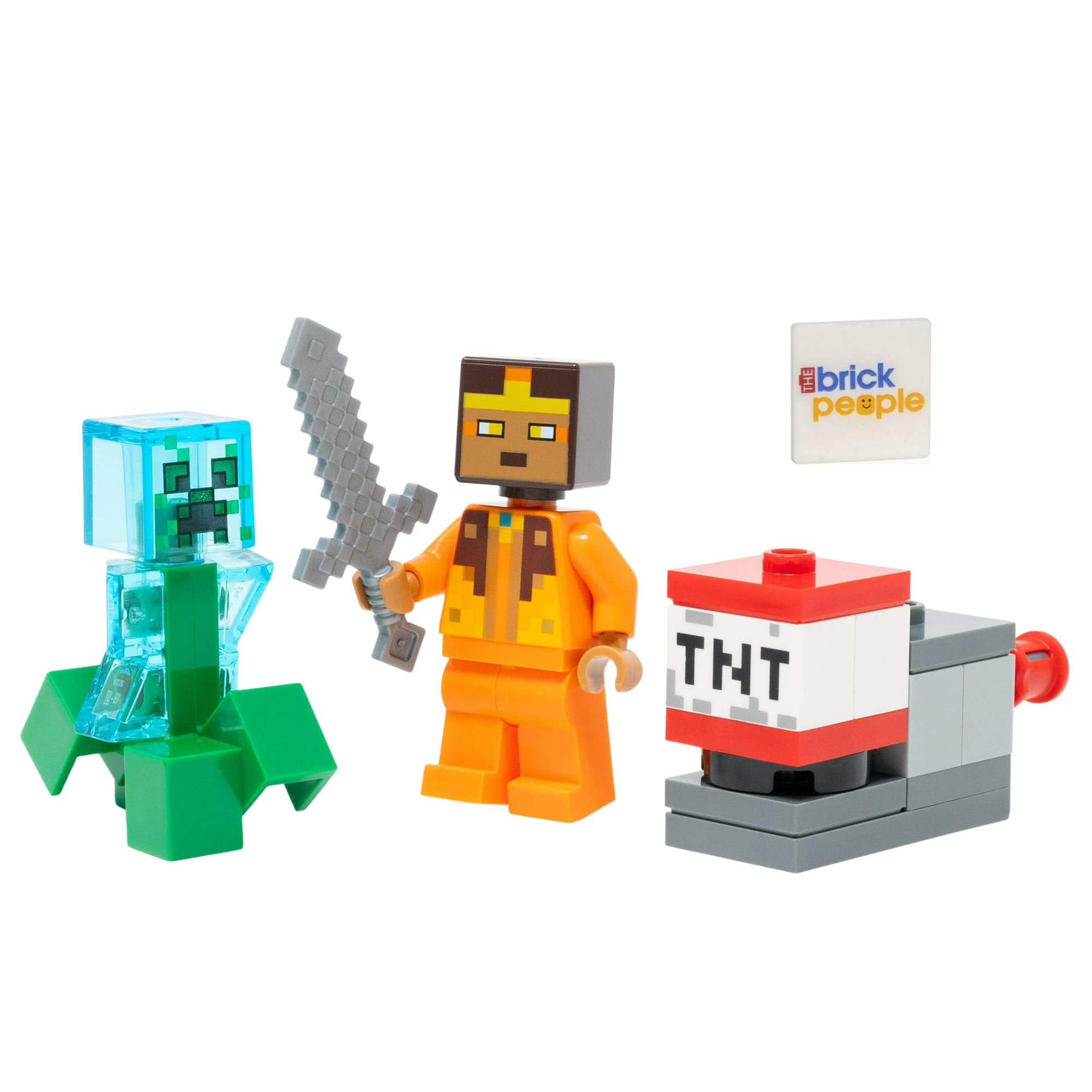 Miniset Lego Minecraft De Juguete Hero Con Charged Creeper