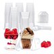 thumbnail image 1 of 50 Set De Vasos Shot Postres Con Tapa 50 Cucharas Acrílico Transparente 046, 1 of 10