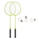 thumbnail image 2 of 2 Raquetas De Bádminton Con 3 Bolas De Nailon, Raquetas De Bádminton De Entrenamiento Familiar, Verde, 2 of 5