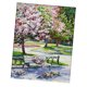 thumbnail image 1 of Kits de punto de cruz de bordado estampado Needlecrafts-Spring Scene 11CT para principiantes, 1 of 5