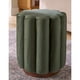 thumbnail image 2 of Puff Ottoman Better Homes Gardens Lillian Velvet Verde Redondo, 2 of 3