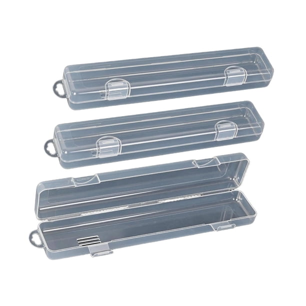 Estuche De Viaje Para 3 Cepillos De Dientes, Compacto, Para Negocios, Para Guardar Palillos, Cucharas Y Tenedores.