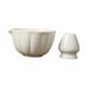 thumbnail image 2 of Ceramic Matcha Bowl 420ml Matcha Bowl Para Japonesa Preparación De La Familia White Con Soporte, 2 of 5