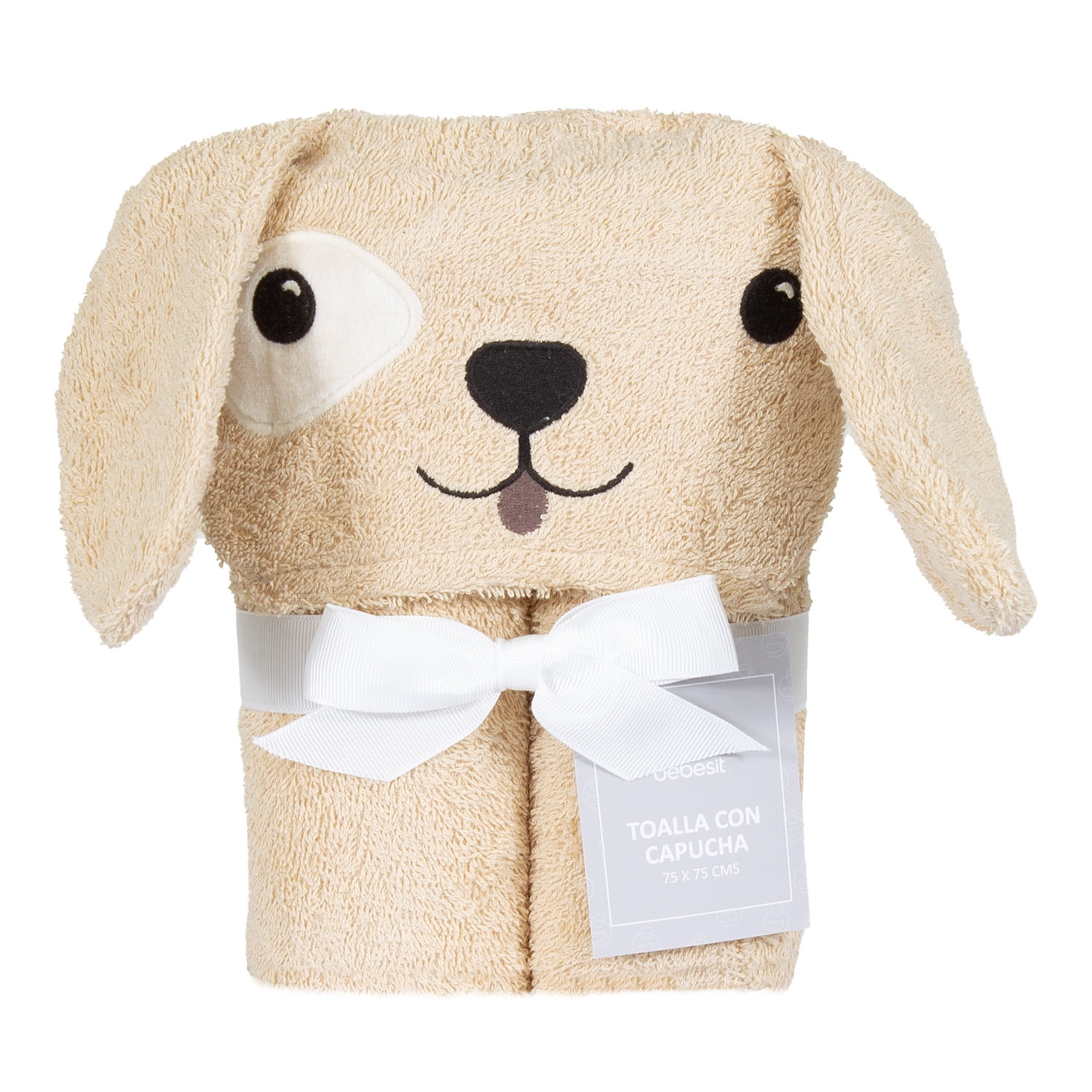Toalla Capucha Perro Bebesit