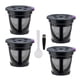 thumbnail image 1 of 4x Cápsulas De Café Reutilizables K Cups Filtro De Café Sin BPA Para K1.0 K300 K200 Negro, 1 of 5