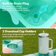 thumbnail image 4 of Tumbona hinchable de bronceado para piscina Float Sloosh 70 x 46 cm L-Aqua, 4 of 7