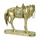 thumbnail image 3 of Colección De Estatuas De Caballos, Esculturas De Resina Para Estanterías, Estudio, Decoración Del Hogar, Color Dorado, 3 of 3