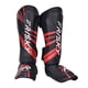 thumbnail image 1 of Espinilleras Kickboxing Adultos Espinilleras Empeine Almohadillas Para Deportes Sparring Grappling M Rojo Negro, 1 of 5
