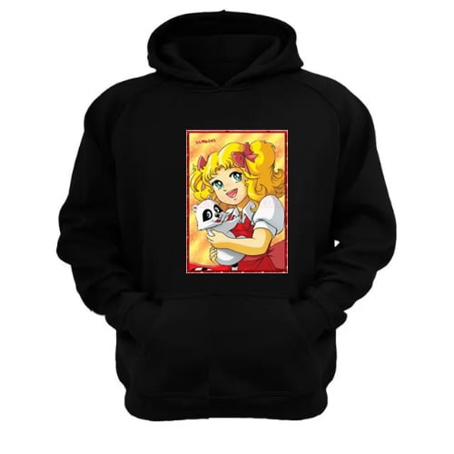 Polerón Canguro Candy Negro Talla L Unisex