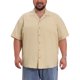 thumbnail image 1 of INSPIRE CHIC Camisas Hawaianas de Verano de Manga Corta con Bolsillo en el Pecho y Cuello de Campamento para Hombres Grandes y Altos Regreso a Clases 5XL Beige, 1 of 5