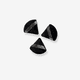 thumbnail image 1 of Borla Triangular para Maquillaje Pack de 3 Negra Magic Makeup, 1 of 2