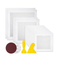 Kit De Reparación De Paneles De Yeso Bates Choice Con 16 Parches Y Accesorios