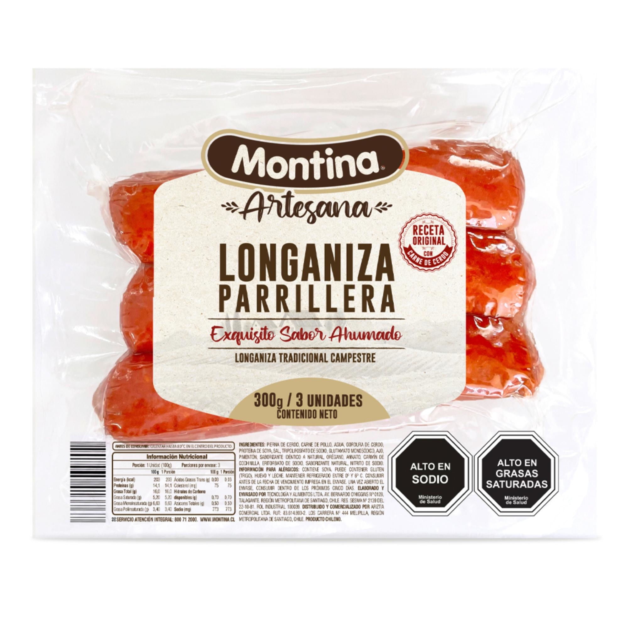 Longaniza Montina Artesana 3 Un