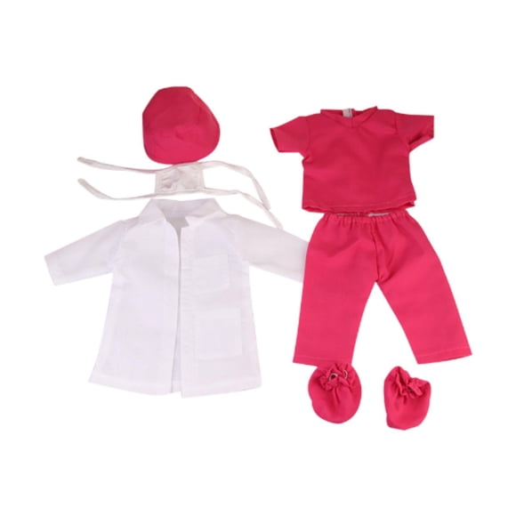 Muñecas Scrub 18 Pulgadas Cómodo Para Muñecas Americanas Muñecas De Moda De 18 Pulgadas Niños Rojo Rosa
