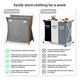 thumbnail image 3 of Cesto ropa sucia plegable 75l con tapa, 3 of 3