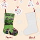 thumbnail image 3 of Dino Dan Tema: Calcetines de Navidad, fino lino blanco para colgar en escaleras y chimenea, decoración navideña para el hogar, regalo de Navidad.54cm×38cm, 3 of 5