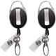 thumbnail image 1 of Porta Credencial Retractil HoAoOo Clip Garra 60cm Negro 2un, 1 of 3
