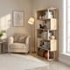 thumbnail image 5 of Organizador Repisa Estante Living Librero 70x24x159cm Color Marrón Claro, 5 of 8