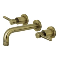 Soporte De Pared Kingston Brass Concord, 2 Manijas, Latón Envejecido