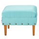 thumbnail image 4 of Set Poufs Provenza Tachas Felpa 04Turquesa, 4 of 5