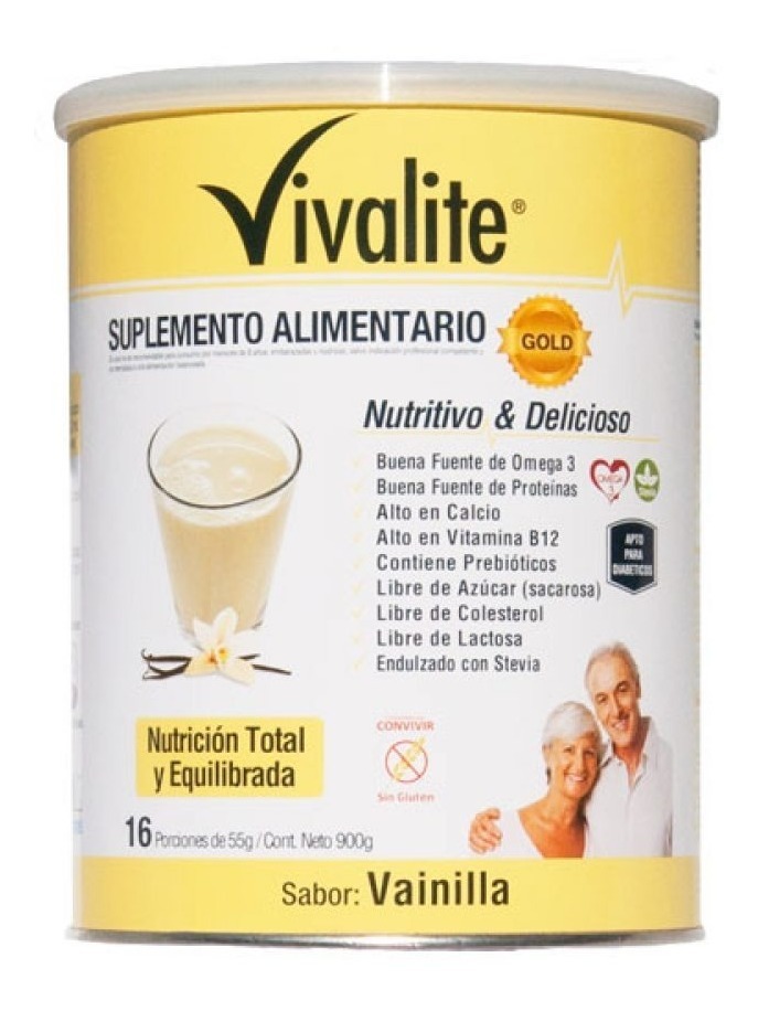 Vivalite Gold Vainilla 900G Suplemento En Polvo