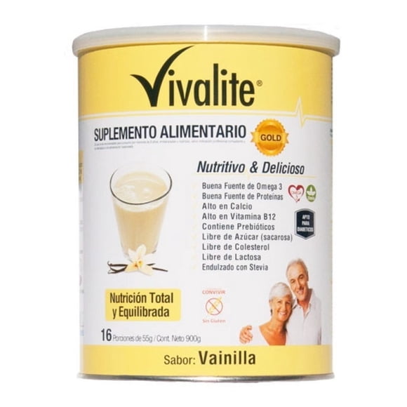 Vivalite Gold Vainilla 900g Suplemento En Polvo