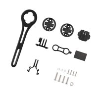 Magideal - Base Adaptadora Para Soporte De Cámara De Acción Para Computadora De Bicicleta Out Front, Soporte De Manillar Para Velocímetro De Bicicleta De Aleació