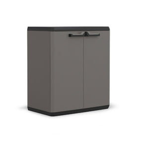 Keter - Gabinete Bajo Mueble De Cocina Lavadero Piu Gris Oscuro