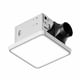 thumbnail image 1 of Extractor de baño Fitop 130 CFM, 1.5 sones, con luz, blanco, 1 of 8