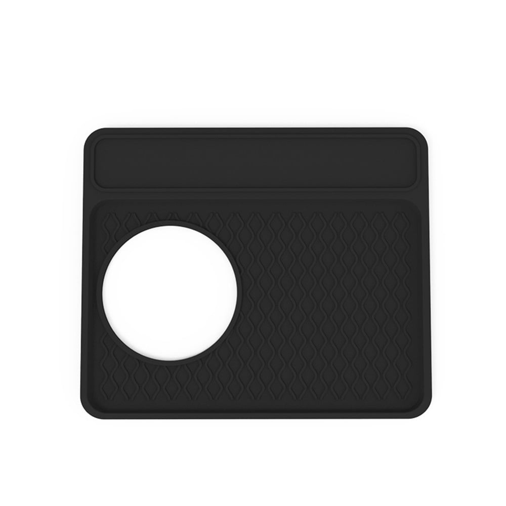 Xusx111 - Espresso Tamper Mat, Silicona Antideslizante De Grado Alimentario, Resistente Al Calor Impermeable, Estación De Tamping De Espresso Para Accesorios De Máquina De Espresso Barista (negro)