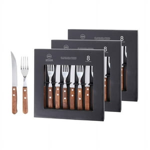 Set Parrilla 24 Piezas Cubiertos Acero Inoxidable Arthome Par68