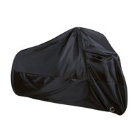 Magideal - Protector Contra El Polvo Para Motocicleta, Cubierta Para Motocicleta, Resistente A La Intemperie, Cubierta Universal Para Interiores Y Exteriores , Negro, Xxl