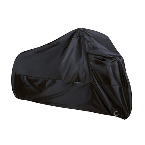 Magideal - Protector Contra El Polvo Para Motocicleta, Cubierta Para Motocicleta, Resistente A La Intemperie, Cubierta Universal Para Interiores Y Exteriores , Negro, Xxl