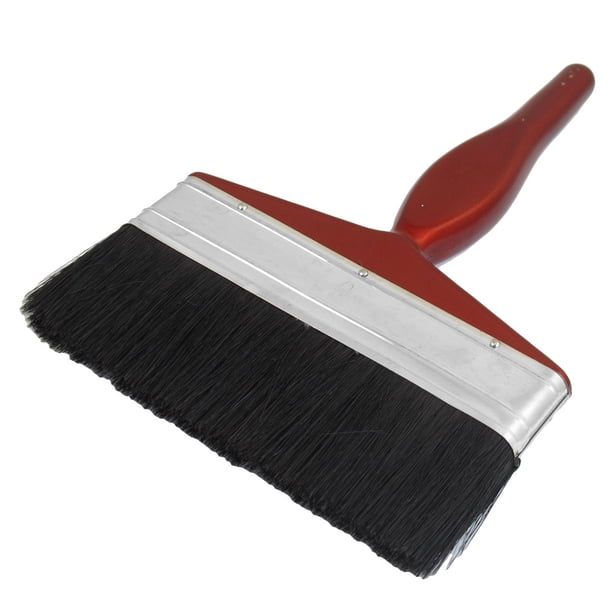 1 Paquete de Brochas de Pintura, Brocha de Pared de 6 Pulgadas de Ancho con Cerdas Negras y Punta Plana para Pintar Paredes, Terrazas, Cercas y Muebles