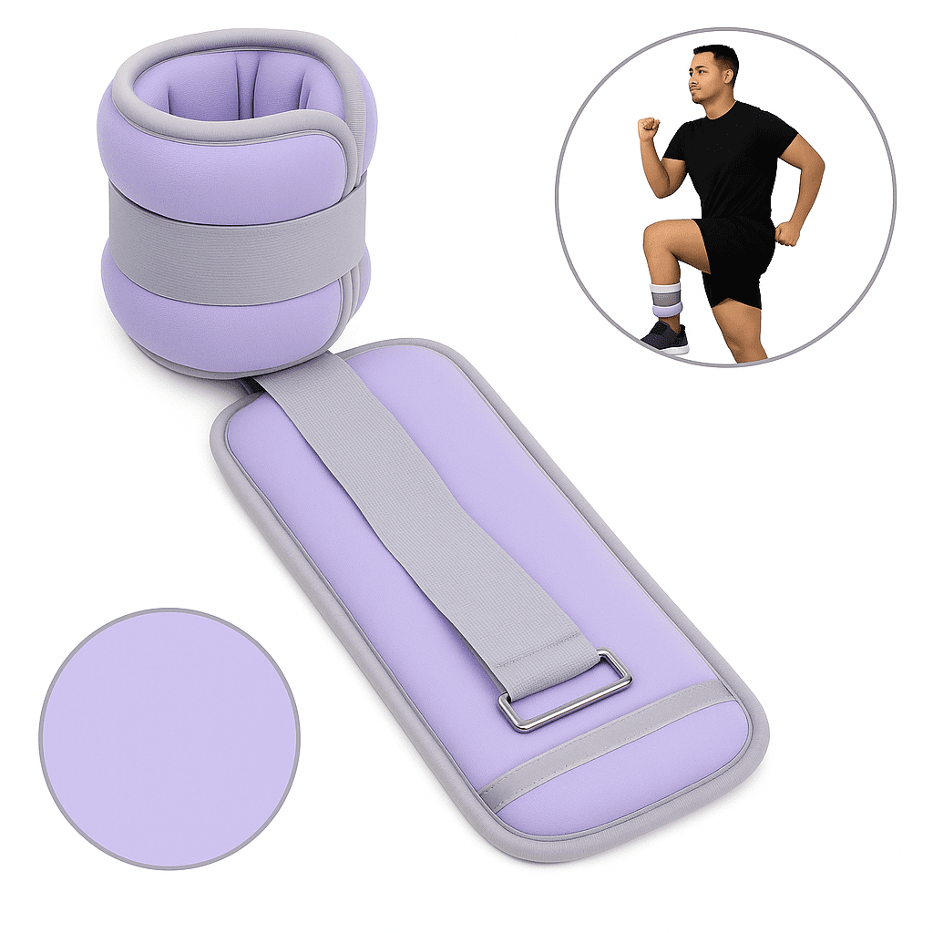 Linea Sport - Par De Pesas Tobilleras Y Muñequeras 1kg C/u Total 2kg