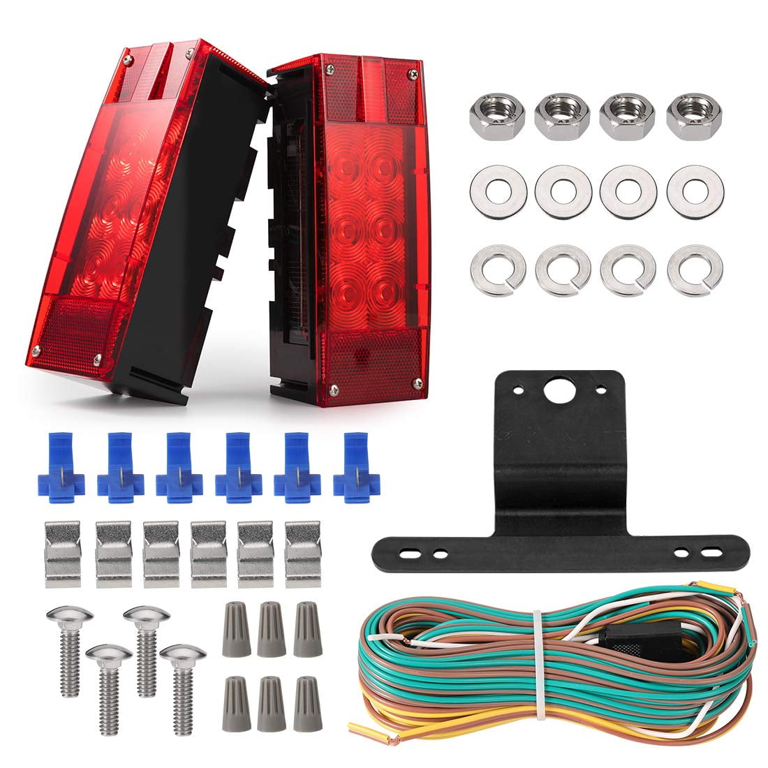 Czc Auto - Kit De Luces Led Sumergibles De Bajo Perfil 12 V Led