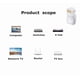 thumbnail image 5 of Conectores RJ45 W-NECTOUN Cat5e Pass Through, paquete de 100, 5 of 7