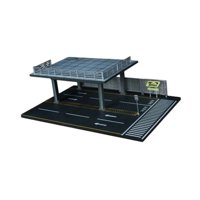 Magideal - 1/64 Diecast Cot Cape De Exhibición De Automóviles Escena De Reparación De Taller De Reparación De Automóviles Garage Store Soport Soportes Decoración